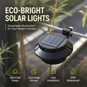 Solar-LED-Leuchten für Dachrinne und Außenbereich