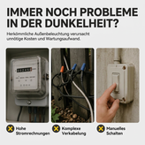 ☀️50% RABATT💡Solarleuchten für Außen – stromsparend, langlebig und die ganze Nacht für stimmungsvolle Beleuchtung 🌙🏡