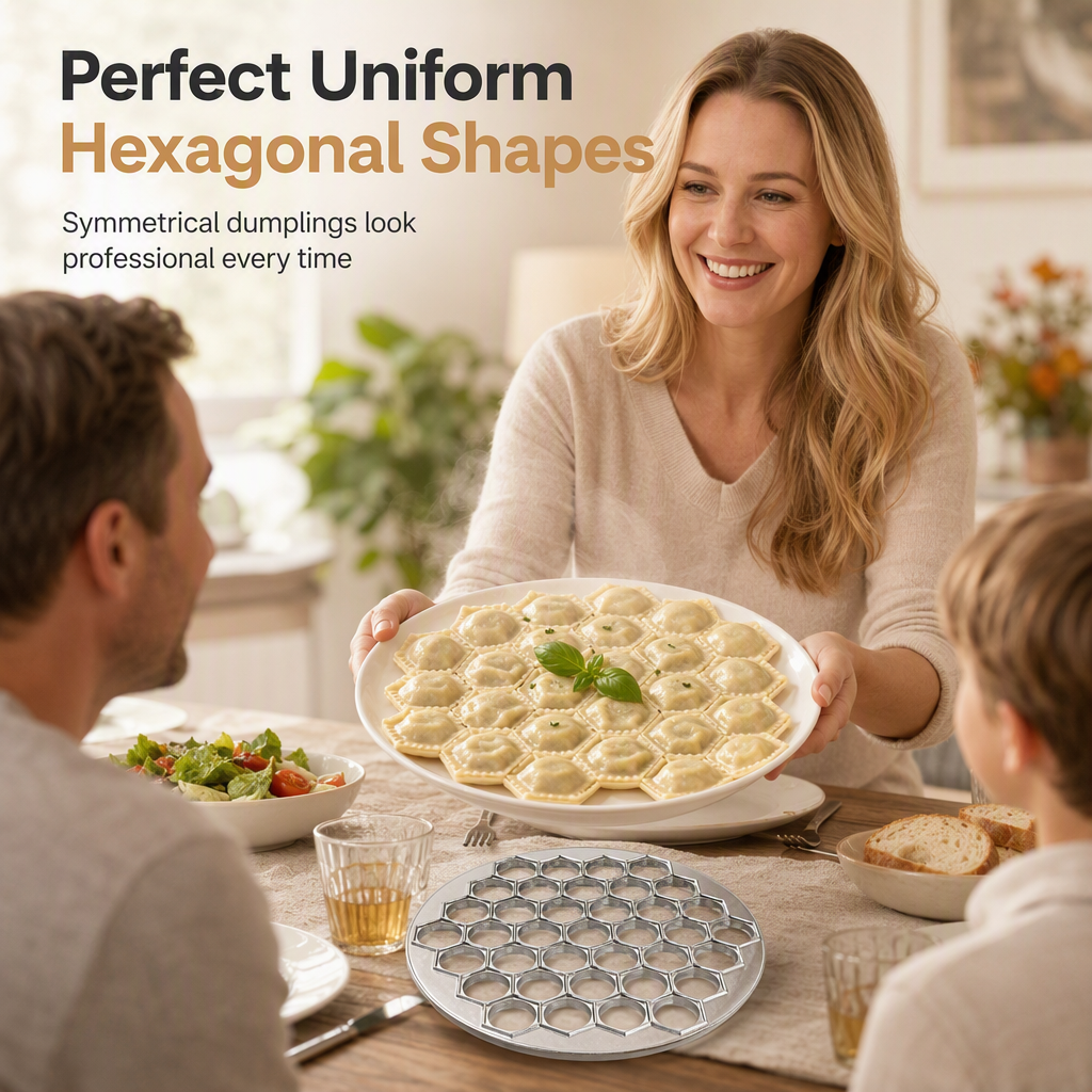 Teigtaschenformer mit 37 Mulden