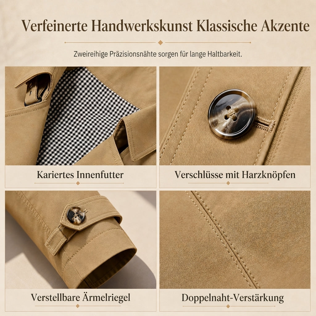 🧥 Herren Freizeit- & Arbeitsjacke aus reiner Baumwolle | Frühling & Herbst
