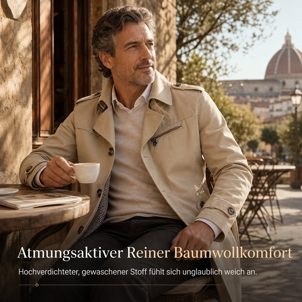 🧥 Herren Freizeit- & Arbeitsjacke aus reiner Baumwolle | Frühling & Herbst