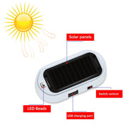 Solar-LED-Signalleuchte für Auto und Innenraum